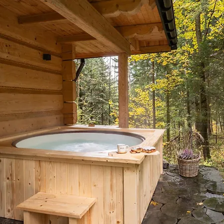 Alpehytte Z Prywatnym Jacuzzi I Ogrodem W Lesie - Pod Nosalem *